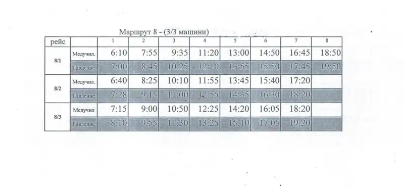 У Павлограді змінять графіки руху автобусів на вихідні через мобілізаційні заходи