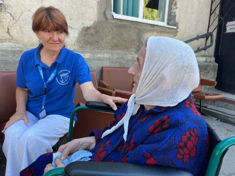 З Донеччини евакуювали 100-річну жінку до Павлограда